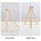 6PCS Wood Easels, 9 Inches Tabletop Easels, Tripod, Painting Party Easel, Kids Student Tabletop Easels for Painting, Art Craft Painting Easel Stand for Artist Adults Students